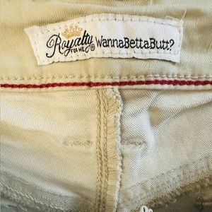 Royalty by YM Women Capri Pants, Size 12, Color: Beige, Pre-own, Never worn